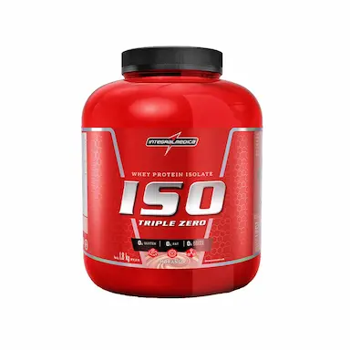 Whey Protein Integralmédica Iso Triple Zero Morango 1,8kg